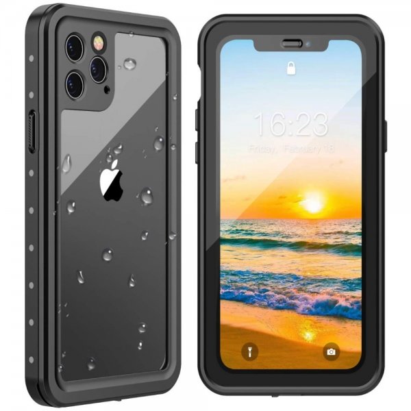 Redpepper iPhone 11 Pro Deksel Vanntett IP68 Svart