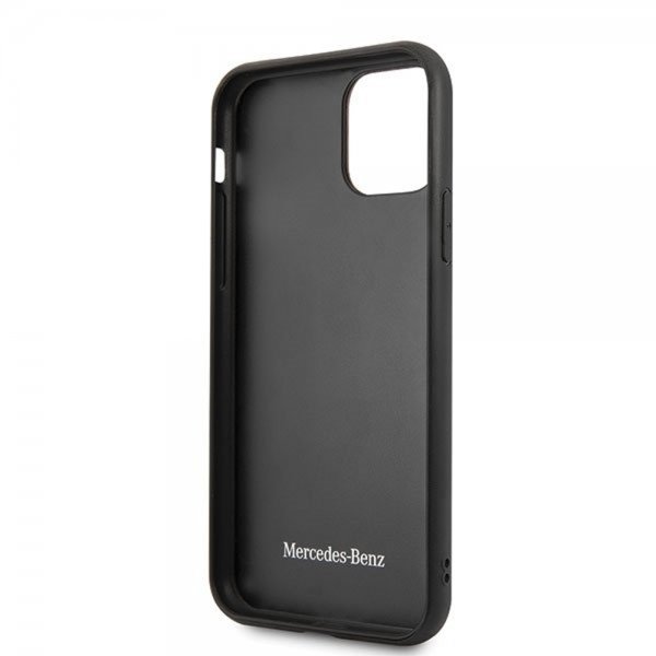Mercedes Benz iPhone 11 Pro Deksel Wood Line Walnut