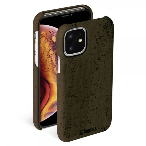 Krusell iPhone 11 Deksel Birka Cover Mörkbrun