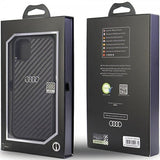 Audi iPhone 11 Deksel Carbon Fiber Svart
