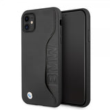 BMW iPhone 11 Deksel Card Slot Svart