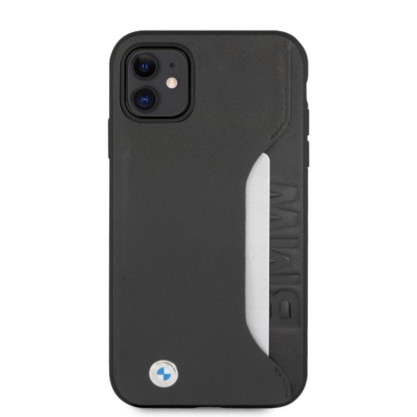 BMW iPhone 11 Deksel Card Slot Svart