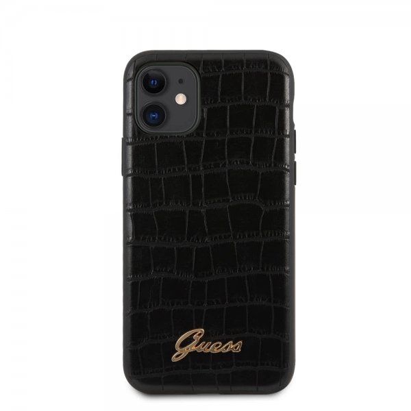 Guess iPhone 11 Deksel Croco Svart