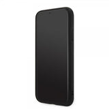 Guess iPhone 11 Deksel Double Cardslot Metal Triangle Svart