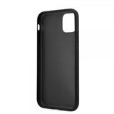 Guess iPhone 11 Deksel Double Cardslot Metal Triangle Svart