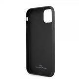 BMW iPhone 11 Deksel Embossed Logo Svart