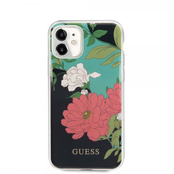 Guess iPhone 11 Deksel Flower Edition N.1 Svart