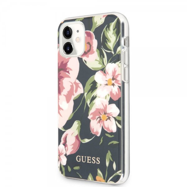 Guess iPhone 11 Deksel Flower Edition N.3 Navy