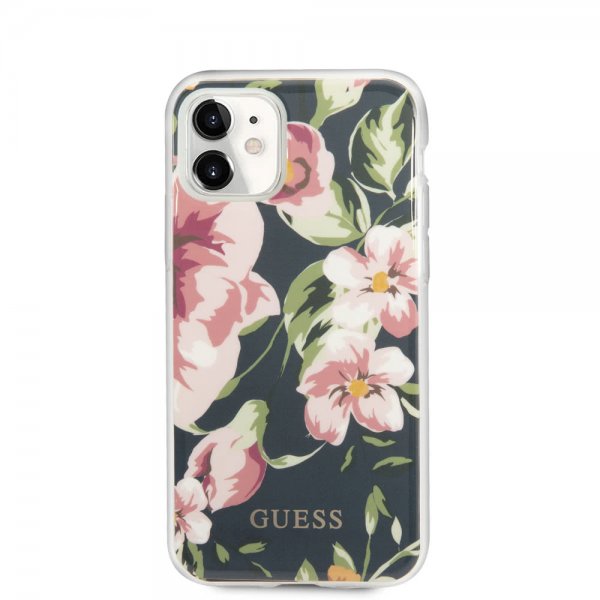 Guess iPhone 11 Deksel Flower Edition N.3 Navy