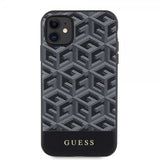 Guess iPhone 11 Deksel G Cube MagSafe Svart