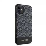 Guess iPhone 11 Deksel G Cube MagSafe Svart