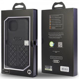 Audi iPhone 11 Deksel Genuine Leather Case Svart