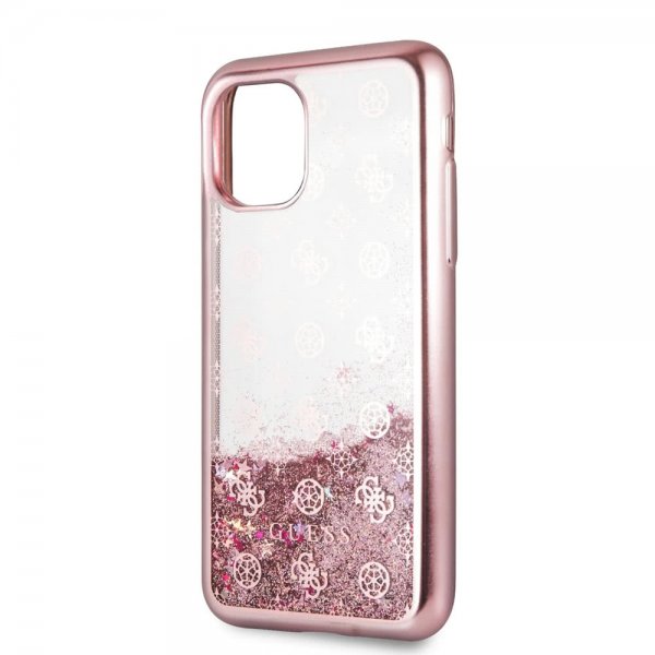 Guess iPhone 11 Deksel Glitter Cover Rosegull