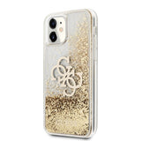 Guess iPhone 11 Deksel Liquid Glitter Gull Klar