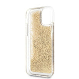Guess iPhone 11 Deksel Liquid Glitter Gull Klar