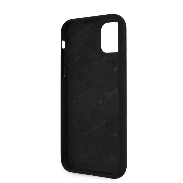 AMG iPhone 11 Deksel Liquid Silicone Svart