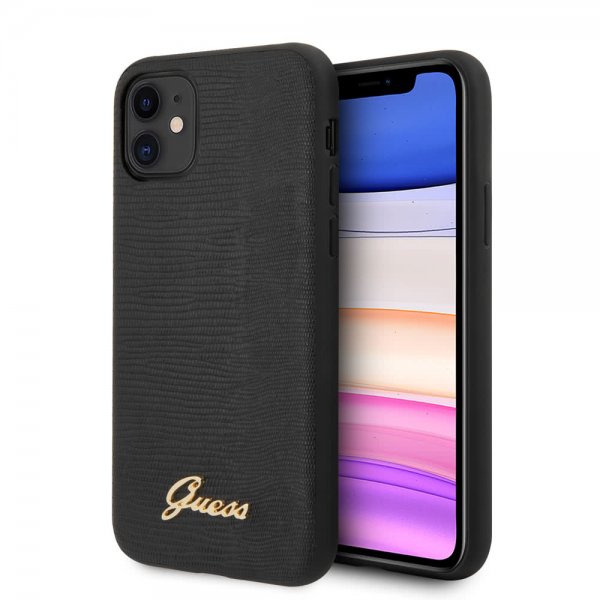 Guess iPhone 11 Deksel Lizard Svart