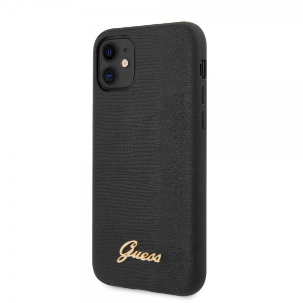 Guess iPhone 11 Deksel Lizard Svart
