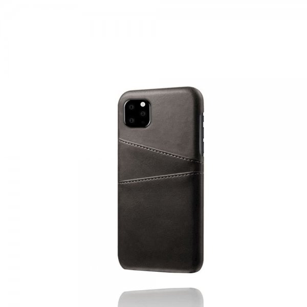 iPhone 11 Deksel med To Kortlommer Svart