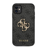 Guess iPhone 11 Deksel Metal Logo Grå