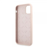 Guess iPhone 11 Deksel Metal Triangle Rosa