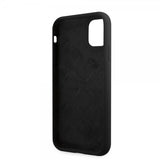 Guess iPhone 11 Deksel Metal Triangle Svart