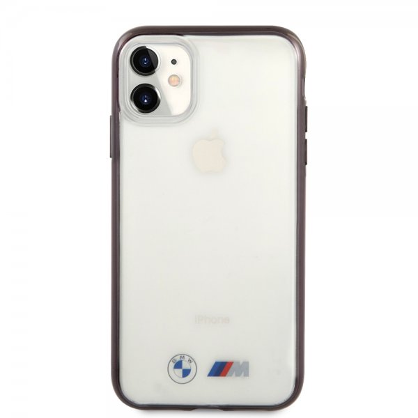 BMW iPhone 11 Deksel Metallic Svart Transparent