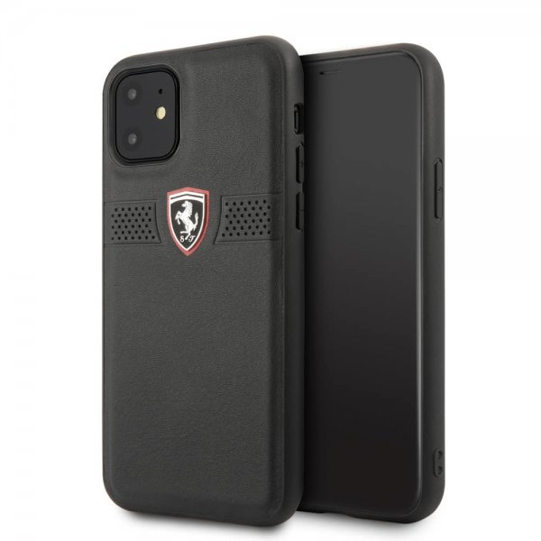 Ferrari iPhone 11 Deksel Off Track med Logo Svart