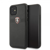 Ferrari iPhone 11 Deksel Off Track med Logo Svart