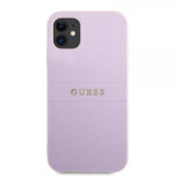 Guess iPhone 11 Deksel Saffiano Metal Logo Lilla