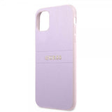 Guess iPhone 11 Deksel Saffiano Metal Logo Lilla
