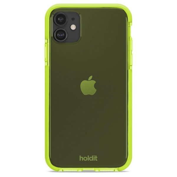 holdit iPhone 11 Deksel Seethru Acid Green