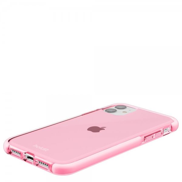 holdit iPhone 11 Deksel Seethru Bright Pink