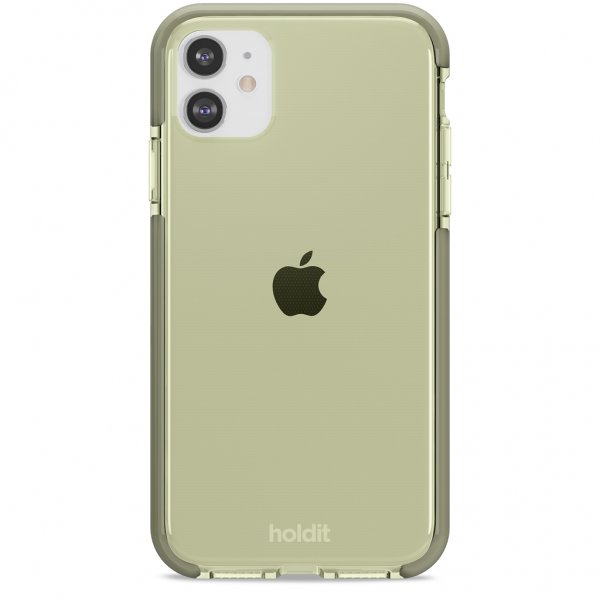 holdit iPhone 11 Deksel Seethru Khaki Green