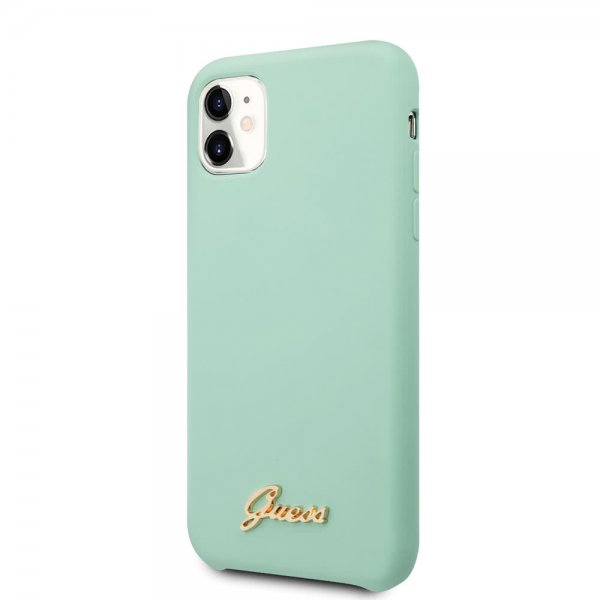 Guess iPhone 11 Deksel Silikoni Cover Vintage Grønn