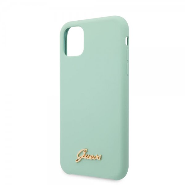 Guess iPhone 11 Deksel Silikoni Cover Vintage Grønn