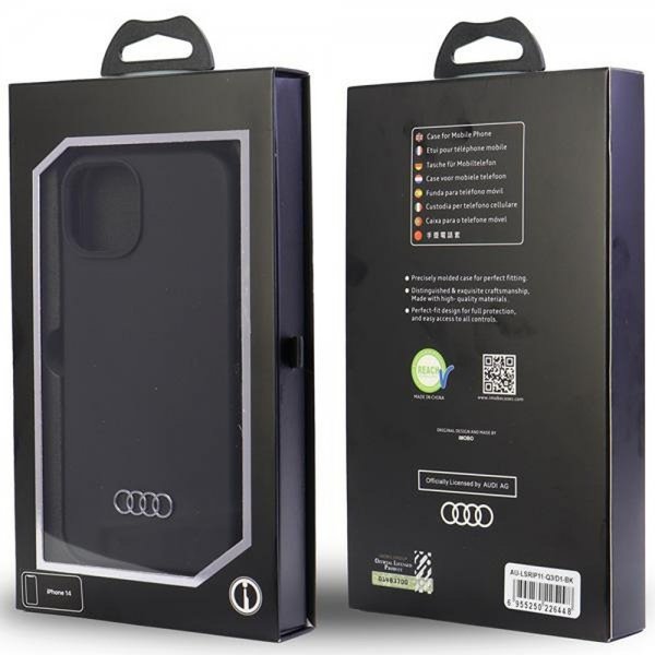 Audi iPhone 11 Deksel Silikoni Svart