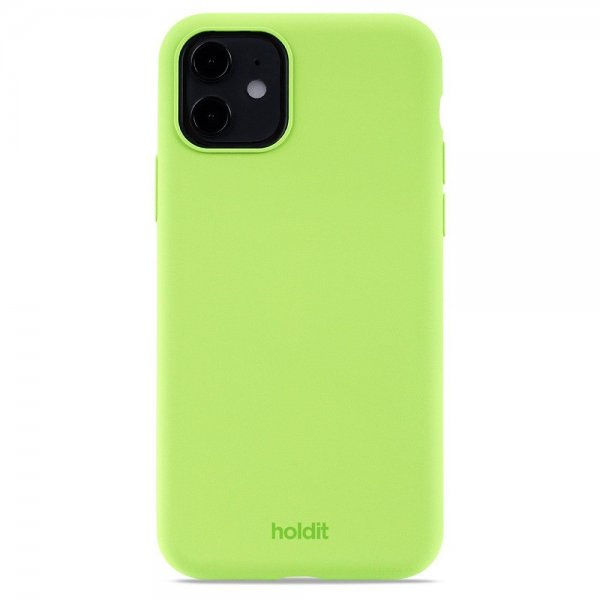 holdit iPhone 11 Deksel Silikon Acid Green
