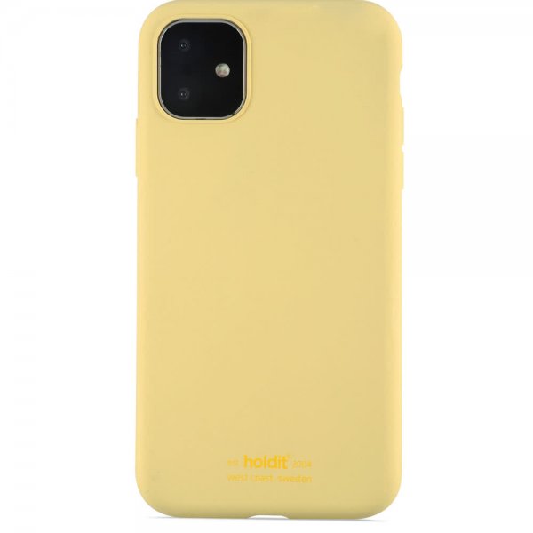 holdit iPhone 11 Deksel Silikon Gul