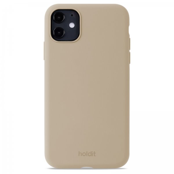 holdit iPhone 11 Deksel Silikon Latte Beige