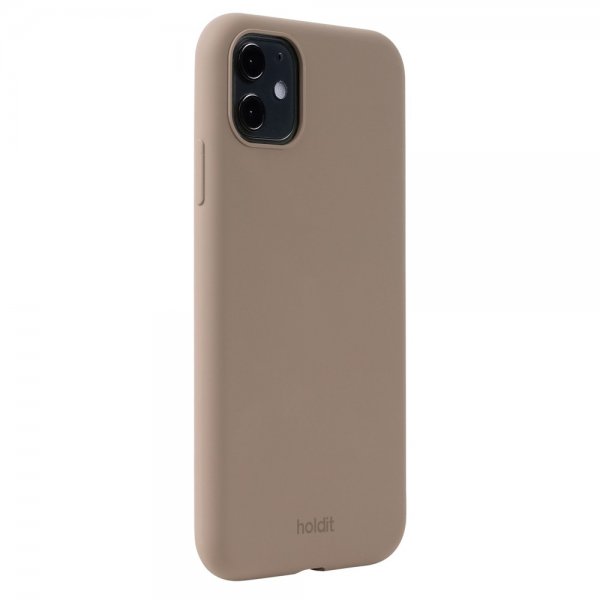 holdit iPhone 11 Deksel Silikon Mocha Brown