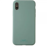 holdit iPhone X/Xs Deksel Silikon Moss Green