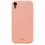 holdit iPhone Xr Deksel Silikon Pink Peach