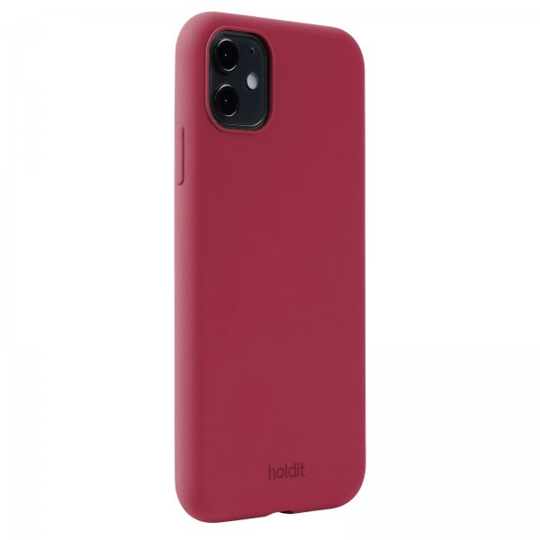 holdit iPhone 11 Deksel Silikon Red Velvet