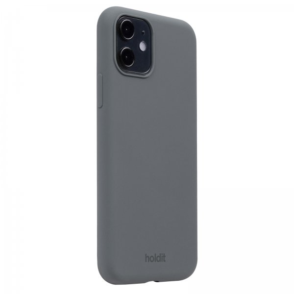 holdit iPhone 11 Deksel Silikon Space Gray