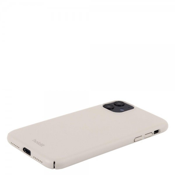 holdit iPhone 11 Deksel Slim Case Light Beige
