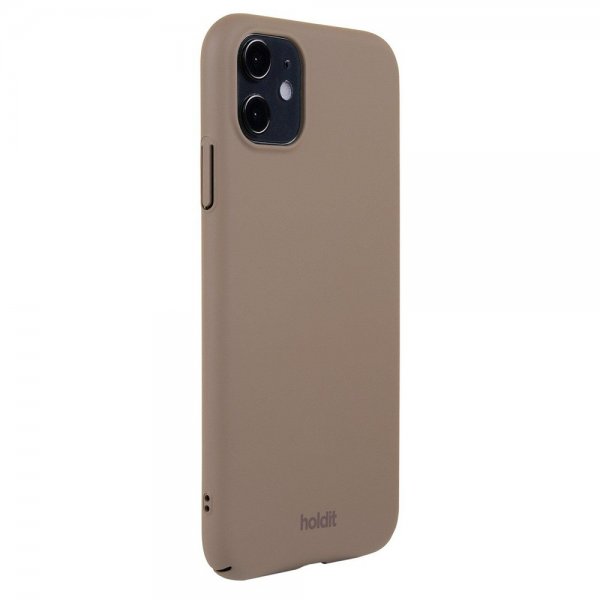 holdit iPhone 11 Deksel Slim Case Mocha Brown