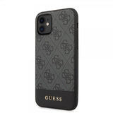 Guess iPhone 11 Deksel Stripe Cover Grå