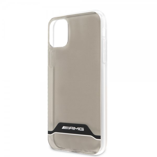 AMG iPhone 11 Deksel Stripes Horizontal Transparent Svart