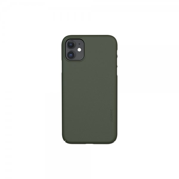 Nudient iPhone 11 Deksel Thin Case V3 Pine Green